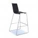 Harmony multi-purpose stool with chrome sled frame - black HRM509C-K