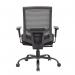 Isla bariatric operator chair with black fabric seat and mesh back ISL300T1-K