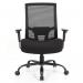 Isla bariatric operator chair with black fabric seat and mesh back ISL300T1-K