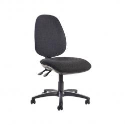 Cheap Stationery Supply of Jota high back operator chair with no arms - charcoal Office Statationery