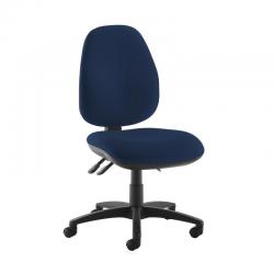 Cheap Stationery Supply of Jota high back operator chair with no arms - Costa Blue Office Statationery