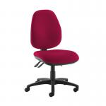Jota high back operator chair with no arms - Diablo Pink JH40-000-YS101