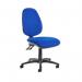 Jota high back operator chair with no arms and chrome base - made to order JH40-C00