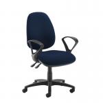 Jota high back operator chair with fixed arms - Costa Blue JH43-000-YS026