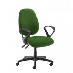 Jota high back operator chair with fixed arms - Lombok Green JH43-000-YS159