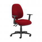 Jota high back operator chair with adjustable arms - Panama Red JH44-000-YS079