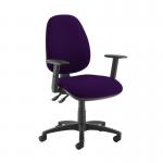 Jota high back operator chair with adjustable arms - Tarot Purple JH44-000-YS084