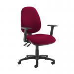 Jota high back operator chair with adjustable arms - Diablo Pink JH44-000-YS101