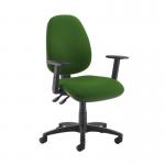 Jota high back operator chair with adjustable arms - Lombok Green JH44-000-YS159