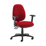 Jota high back operator chair with folding arms - Panama Red JH46-000-YS079