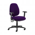 Jota high back operator chair with folding arms - Tarot Purple JH46-000-YS084