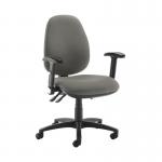Jota high back operator chair with folding arms - Slip Grey JH46-000-YS094