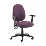 Jota high back operator chair with folding arms - Bridgetown Purple JH46-000-YS102