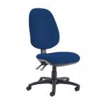 Jota extra high back operator chair with no arms - Curacao Blue JX40-000-YS005