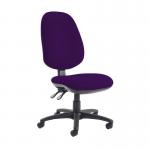 Jota extra high back operator chair with no arms - Tarot Purple