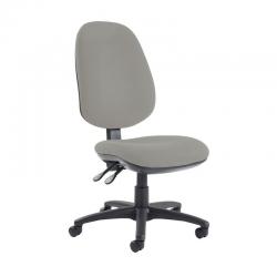 Cheap Stationery Supply of Jota extra high back operator chair with no arms - Slip Grey Office Statationery