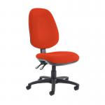Jota extra high back operator chair with no arms - Tortuga Orange JX40-000-YS168