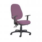 Jota extra high back operator chair with adjustable arms - Bridgetown Purple JX44-000-YS102