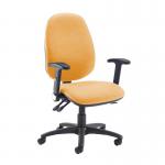 Jota extra high back operator chair with folding arms - Solano Yellow JX46-000-YS072