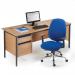 Jota Ergo 24hr ergonomic asynchro task chair - blue JXERGOB-BLU