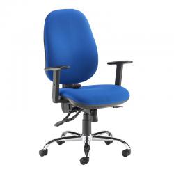 Cheap Stationery Supply of Jota ergo 24hr ergonomic asynchro task chair - blue Office Statationery
