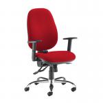 Jota ergo 24hr ergonomic asynchro task chair - Panama Red JXERGOB-YS079