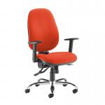 Jota ergo 24hr ergonomic asynchro task chair - Tortuga Orange JXERGOB-YS168