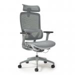 Kara high back exec mesh task chair in grey KAR300T1-G
