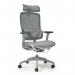 Kara high back exec mesh task chair in grey KAR300T1-G