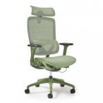 Kara high back exec mesh task chair in green KAR300T1-GN