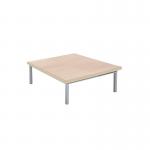 Kraft square coffee table 700mm x 700mm with oak top - made to order