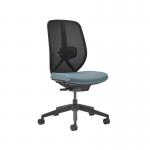 Kura mesh task chair with integrated seat adjustment, lumbar height and depth adjustment and synchronised mechanism - made to order KUK10