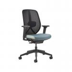 Kura mesh task chair, integrated seat adjustment, lumbar height & depth adjustment, synchronised mechanism, 4D adjustable arms - made to order KUK14