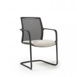 Lacey Meeting Chair - Cantilever Base - Black LCY01-K