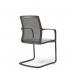 Lacey Meeting Chair - Cantilever Base - Black LCY01-K
