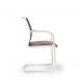 Lacey Meeting Chair - Cantilever Base - White LCY01-WH
