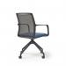 Lacey Meeting Chair - Pyramidal Base - Black LCY02-K