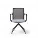 Lacey Meeting Chair - Pyramidal Mobile Base - Black LCY03-K