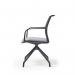 Lacey Meeting Chair - Pyramidal Mobile Base - Black LCY03-K