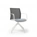 Lacey Meeting Chair - Pyramidal Mobile Base - White LCY03-WH