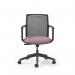 Lacey Meeting Chair - 5-Star Swivel Base - Black LCY04-K