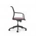 Lacey Meeting Chair - 5-Star Swivel Base - Black LCY04-K