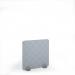 Lattice Acoustic Floor Standing Silver Metal Base Legs 1200w 1200h - Light Grey LFSC1200-S-MF-LG