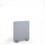 Lattice Acoustic Floor Standing Silver Metal Base Legs 1200w 1400h - Light Grey LFSC1400-S-MF-LG
