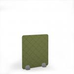 Lattice Acoustic Floor Standing Silver Metal Base Legs 1200w 1400h - Reed Green LFSC1400-S-MF-RG