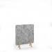 Lattice Acoustic Floor Standing Screen Wooden Legs 1200w 1400h - Dark Silver Grey LFSC1400-WF-DG