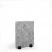 Lattice Acoustic Floor Standing Black Metal Base Legs 1200w 1600h - Dark Silver Grey LFSC1600-K-MF-DG