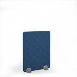 Lattice Acoustic Floor Standing Silver Metal Base Legs 1200w 1600h - Blue LFSC1600-S-MF-BL