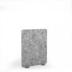 Lattice Acoustic Floor Standing Silver Metal Base Legs 1200w 1600h - Dark Silver Grey LFSC1600-S-MF-DG