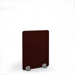Lattice Acoustic Floor Standing Silver Metal Base Legs 1200w 1600h - Maroon LFSC1600-S-MF-MA